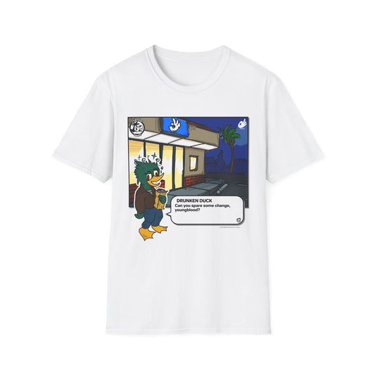 Cheddar Beach - Drunken Duck - Unisex Softstyle T-Shirt