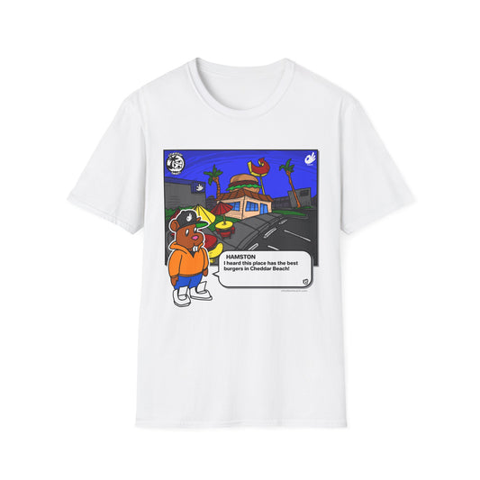 Cheddar Beach - Hamston - Unisex Softstyle T-Shirt