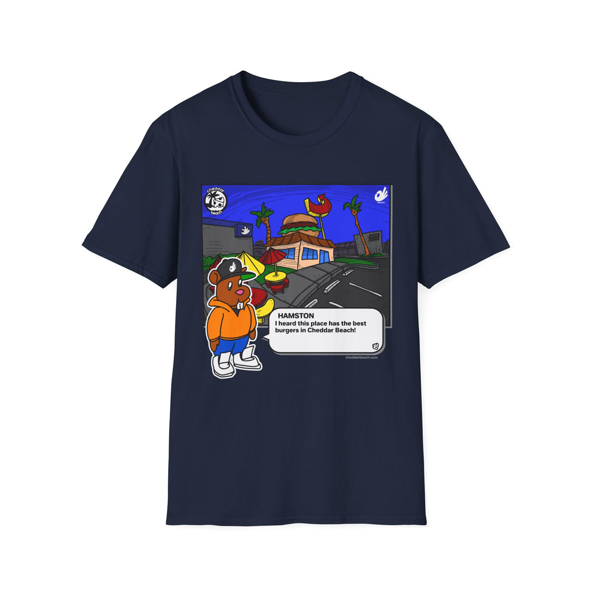 "Hamston" Cheddar Beach T-Shirt