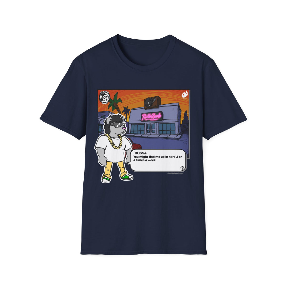 "Bossa" Cheddar Beach T-Shirt