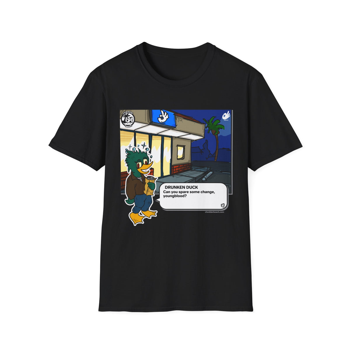 "Drunken Duck" Cheddar Beach T-Shirt