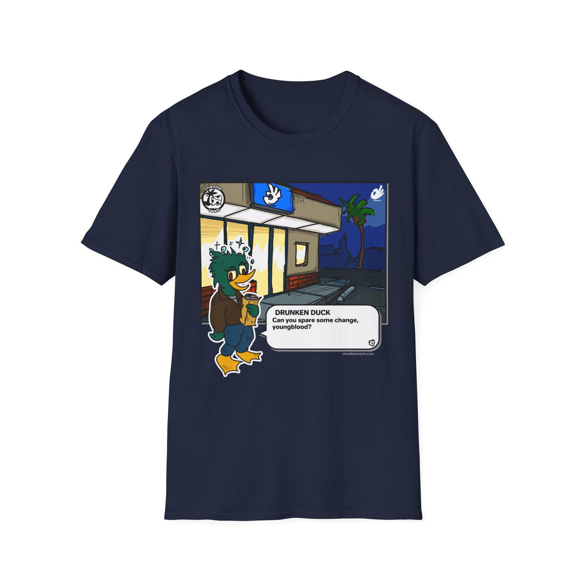 "Drunken Duck" Cheddar Beach T-Shirt
