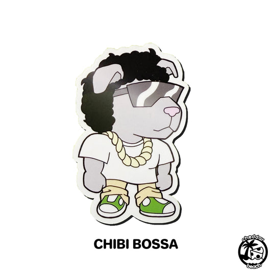 Chibi Bossa Sticker - Cheddar Beach